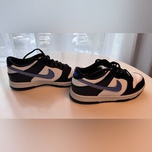 Nike Dunk Low Next Nature GS ‘TPU Swoosh youth size 4.5 black/white/royal blue